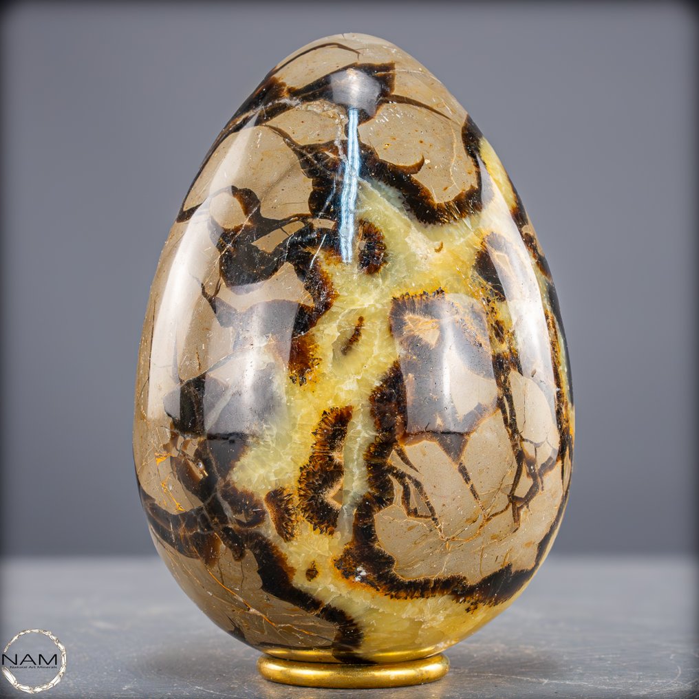 Fascinating Septarien Egg The magic of prehistoric shapes and colors- 1762.61 g #3.2