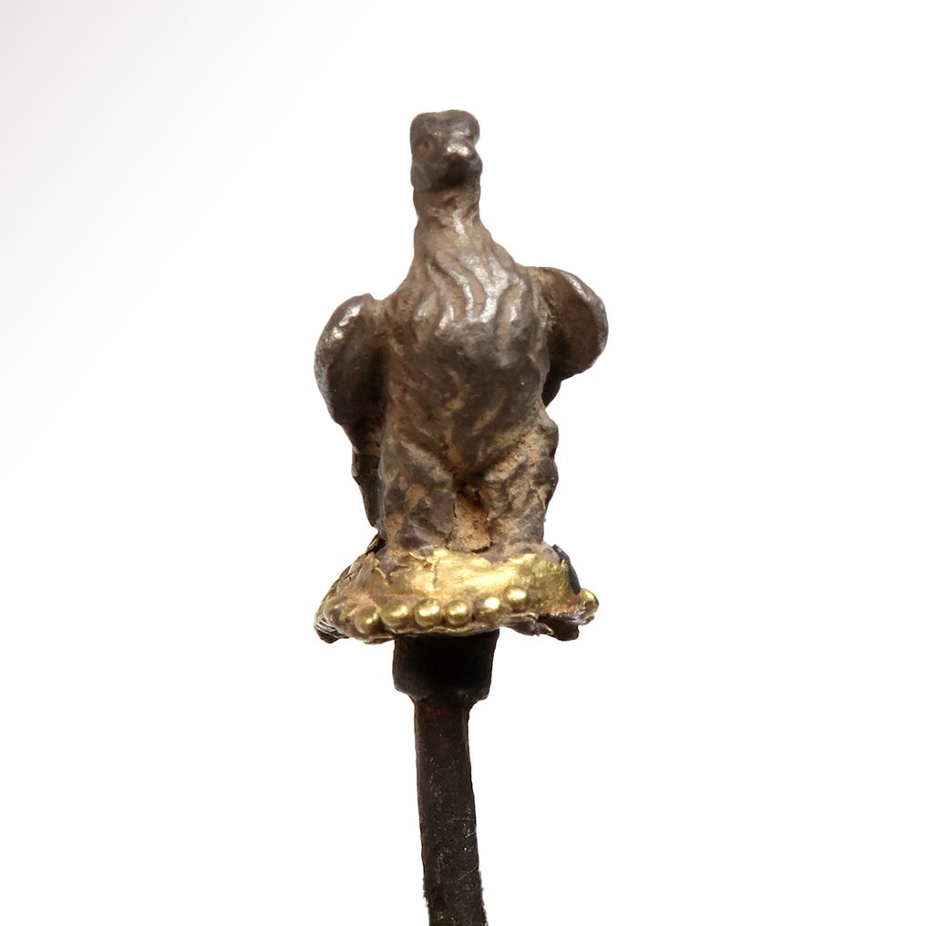 古羅馬 銀, 金色 带有宙斯之鹰的别针 #2.1