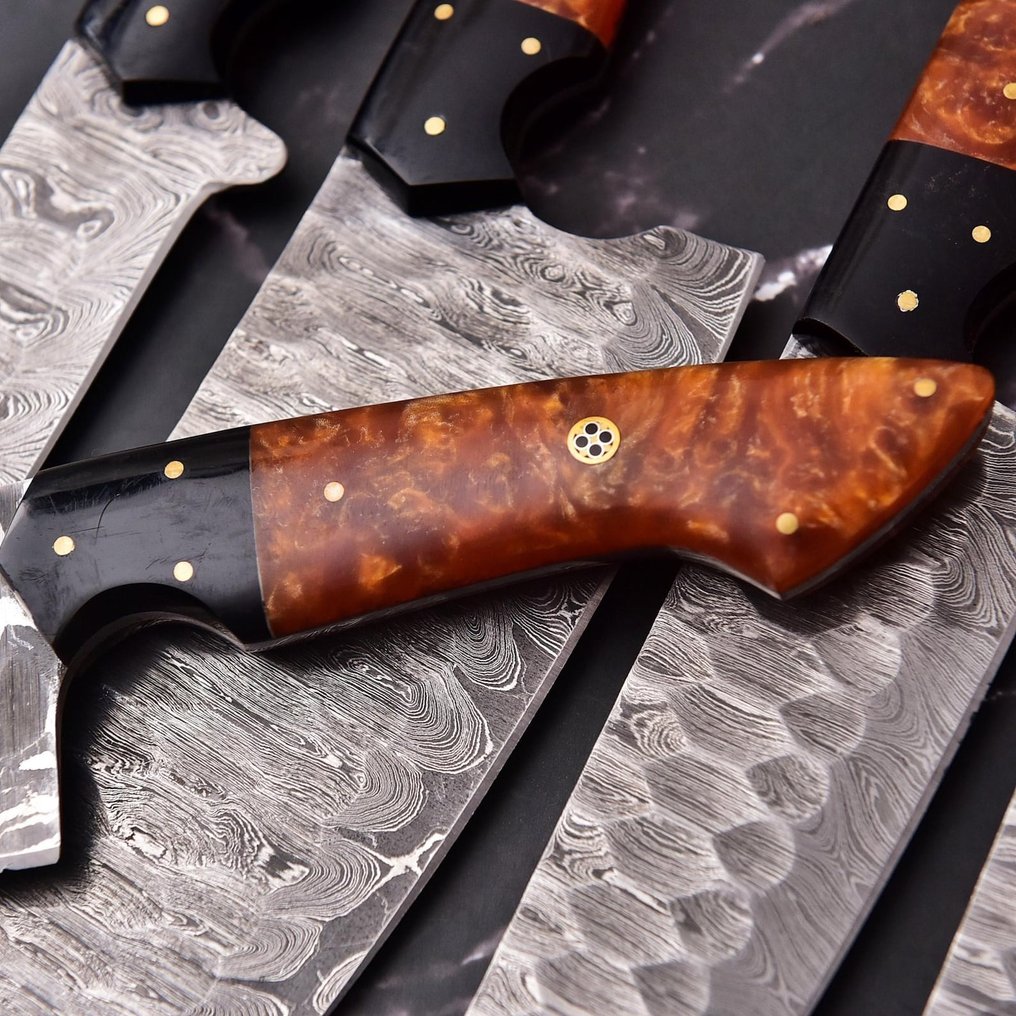 GUFA - 厨刀 - Kitchen knife set -  厨师刀 - 甜, 树脂 - 北美 - 厨房刀，厨师刀 #2.1