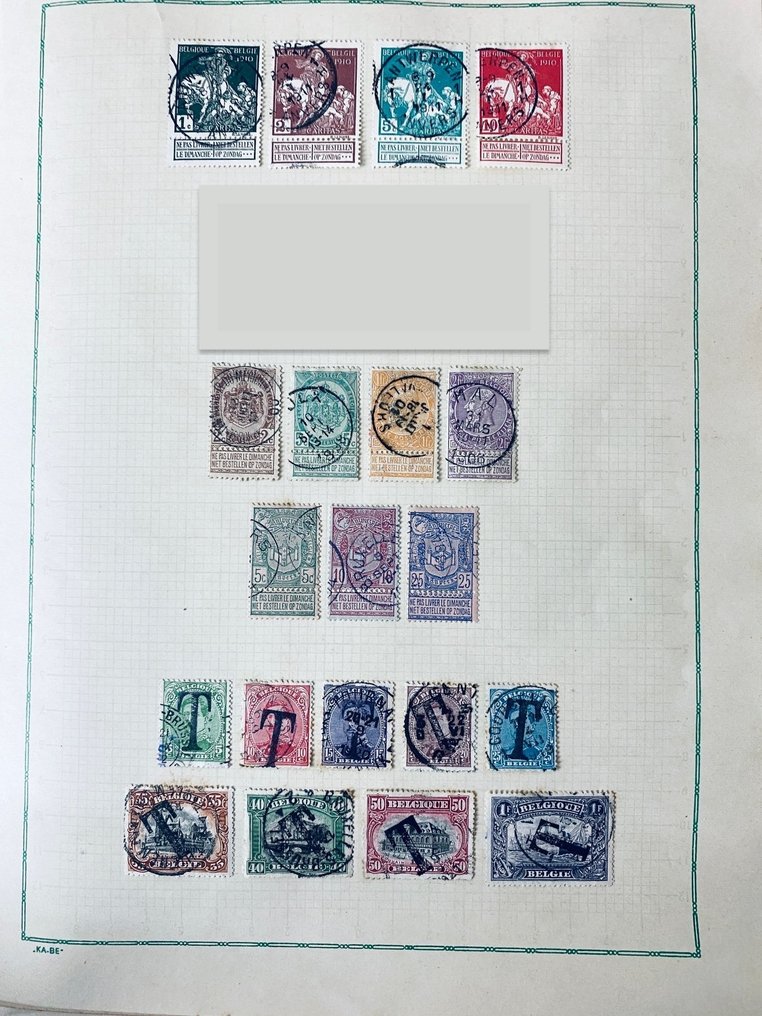 Βέλγιο  - Συλλογή Βελγίου σε άλμπουμ. #1.0