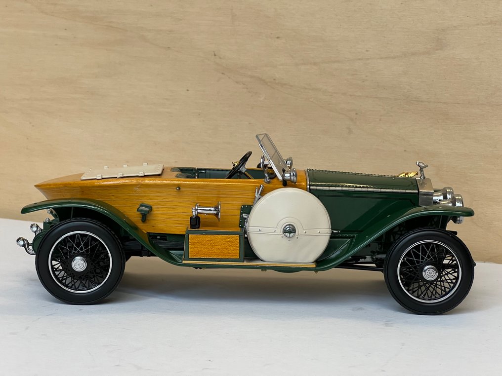 Franklin Mint Precision Models 1:24 - Modellino di auto decappottabile - Rolls Royce uit 1914 met houten carrosserie. #2.1