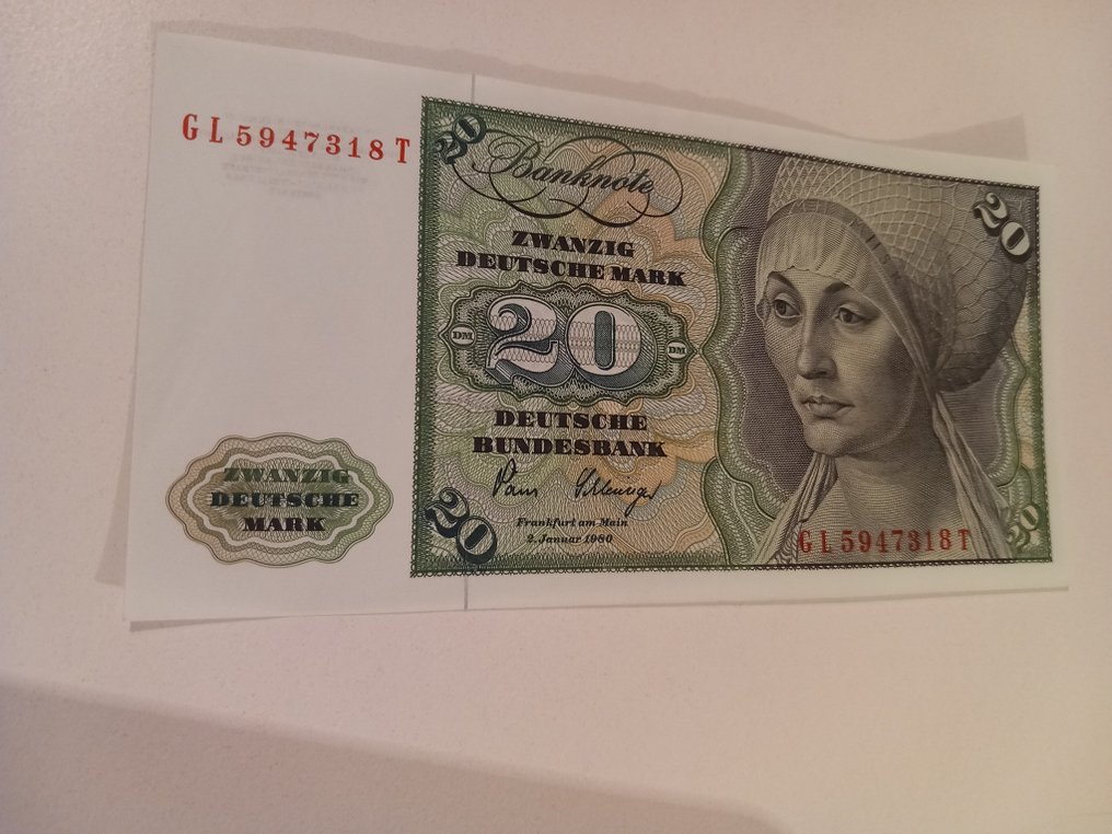 Germany, Federal Republic. - 5 Banknotes Mark - Various Dates  (χωρίς τιμή ασφαλείας) #2.1