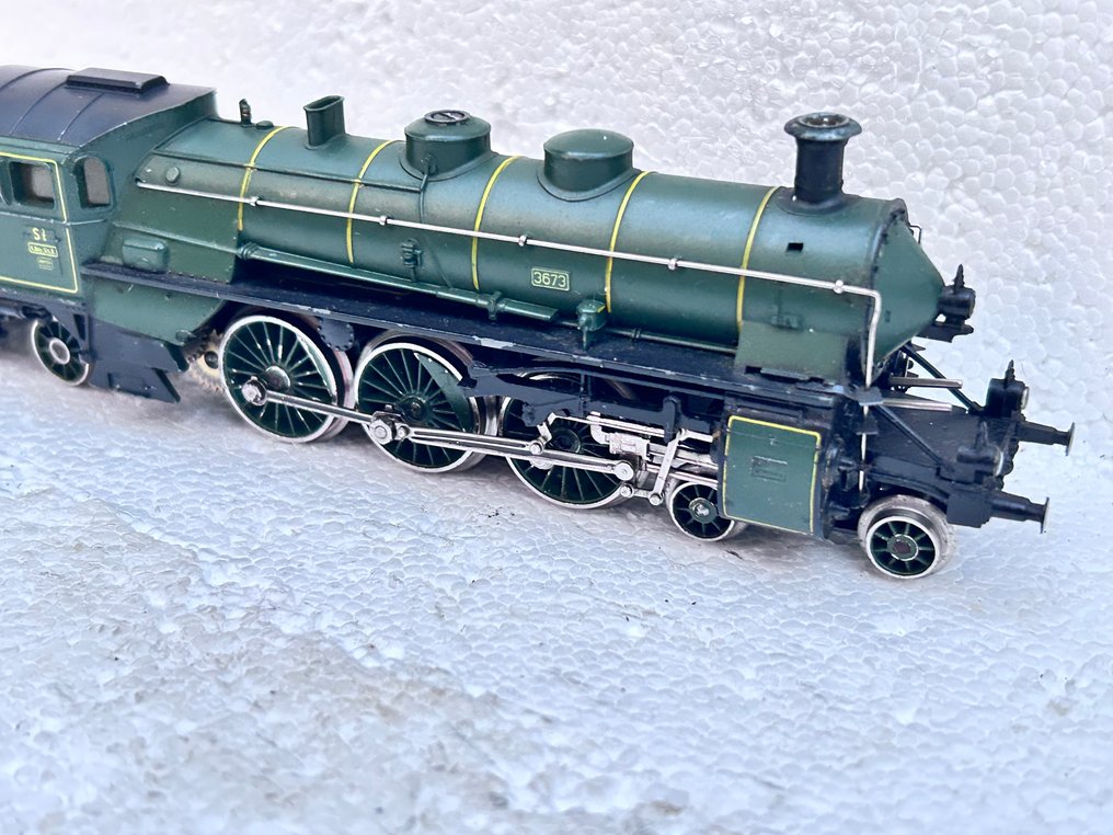 Märklin H0 - 3092 - 連煤水車的蒸汽火車 (1) - 蒸汽机车，带牵引式煤水车 S 3/6 - K.Bay.Sts.B #1.0