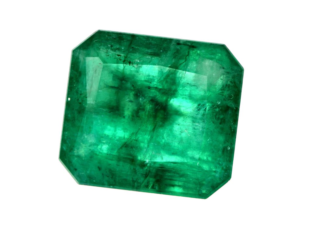 Ingen mindstepris Grøn, Blå Smaragd  - 5.87 ct - Instituto Gemólogico Español (IGE) #1.0