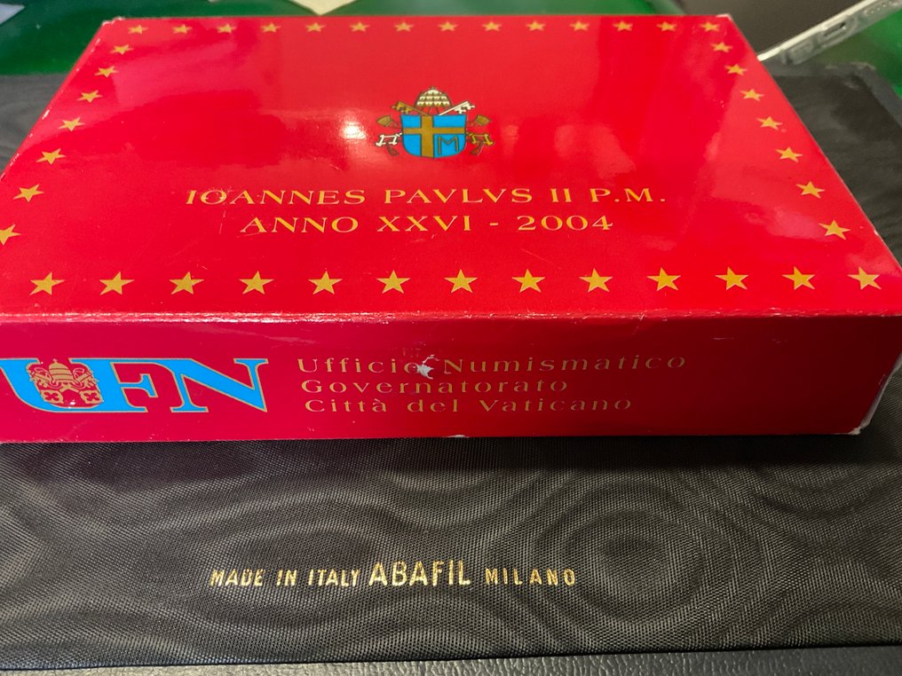 Vatikán. Proof Set 2004 (incl. medaglia in argento) (Nincs minimálár) #2.1