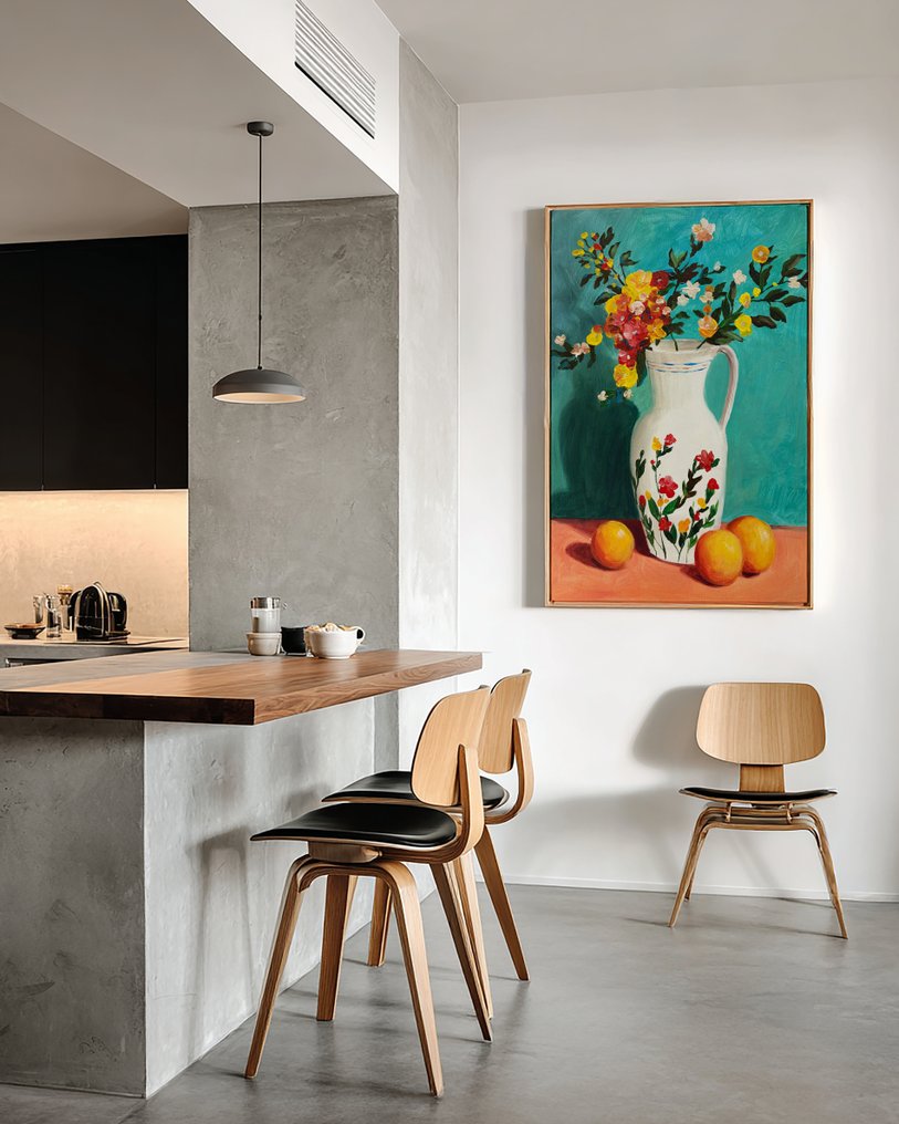 E. García - JARRÓN Y FRUTAS   XL  (NO RESERVE) #3.2