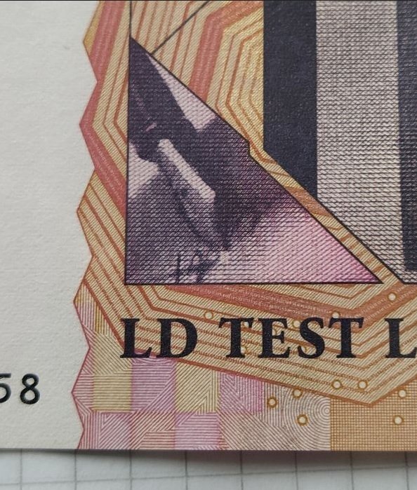Germania. - Testnote LD  - testnote LD (Low Denomination) in preporation for the Euro with hologram  (Senza prezzo di riserva) #2.1