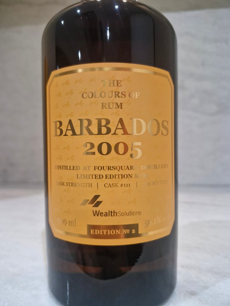Foursquare 2005 15 years old Wealth Solutions - Edition No. 2 - Cask #111 - Colours of Rum  - 70 cl #3.2