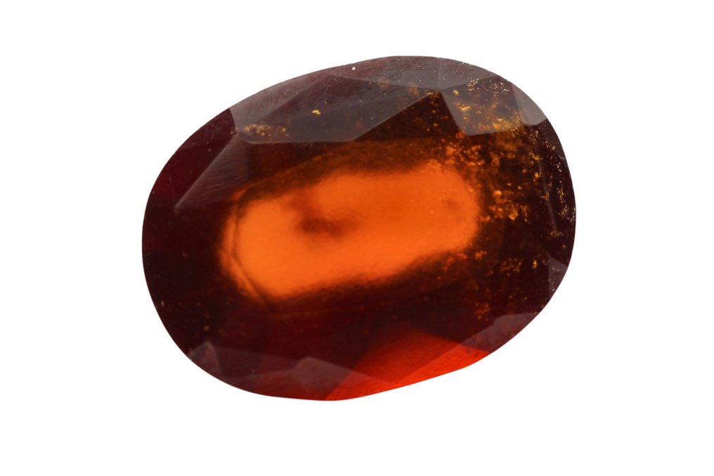 沒有保留價 橙色, 棕色 石榴石 - 7.70 ct - Instituto Gemólogico Español (IGE) #4.3