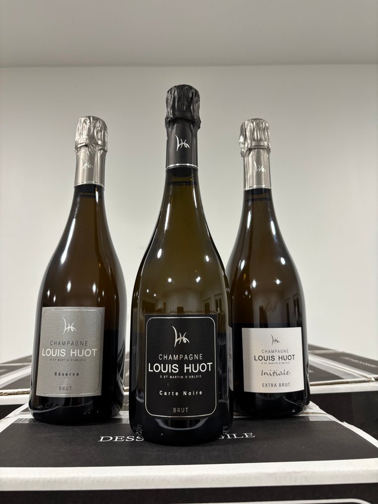 Louis Huot, Carte Noire; Réserve; Initiale - Champagne Brut, Extra Brut - 3 Pullot (0.7 L) #1.0