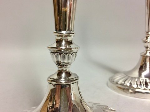 Κηροπήγιο (2) - Αντίκες ασημένια κηροπήγια - W. Johnson&Sons 1897 #2.1