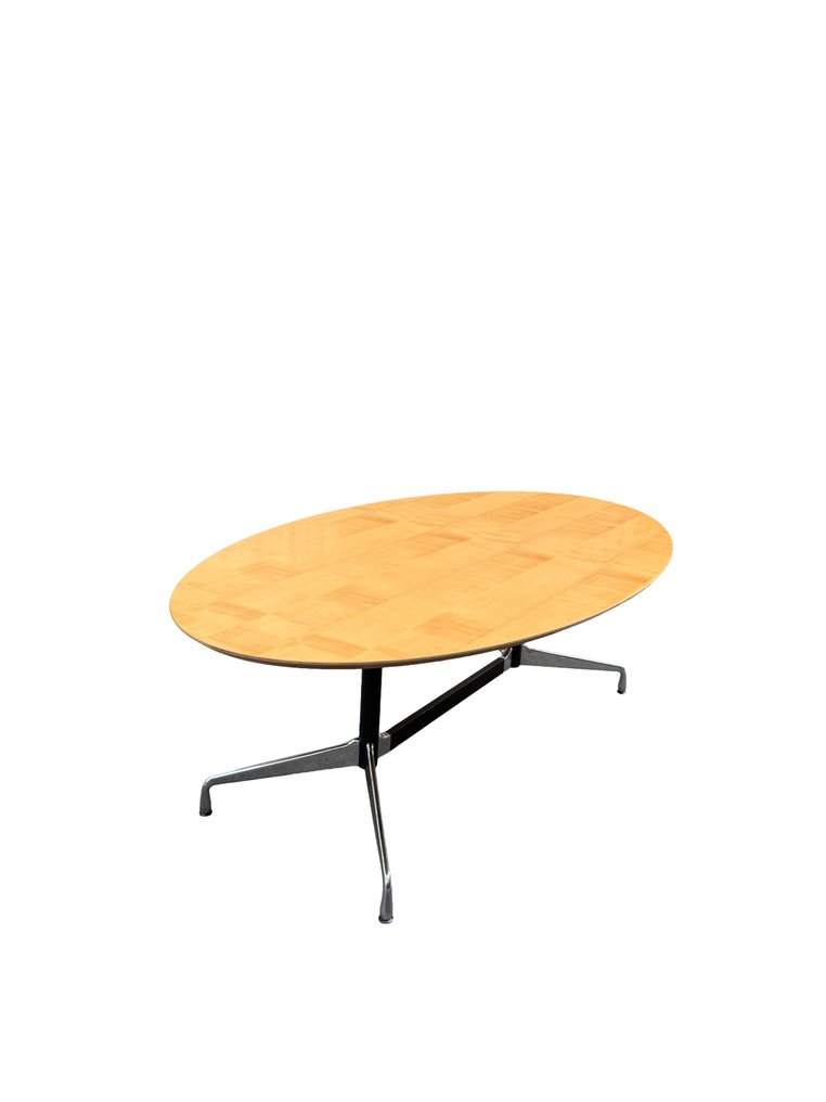 Vitra - Charles Eames - Τραπέζι - Ξύλινη επένδυση από καρυδιά, μαύρη επένδυση από ατσάλι. #1.0