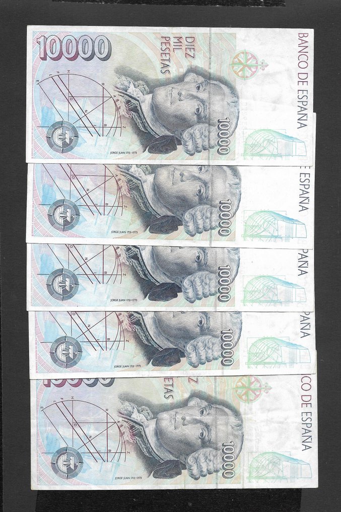 Espanha. - 10 x 10.000 Pesetas 1992 - Pick 166 #3.2