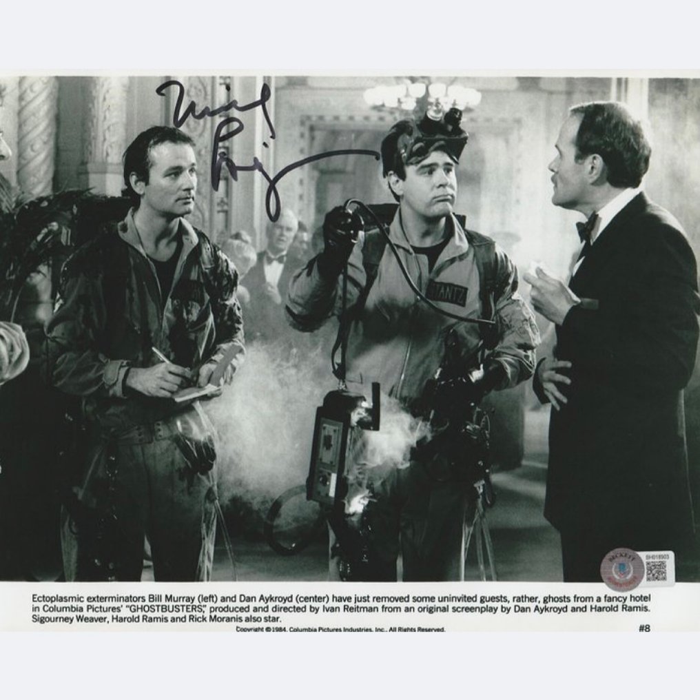 Ghostbusters - Signed by Michael Ensign (Hotel Manager) #1.0