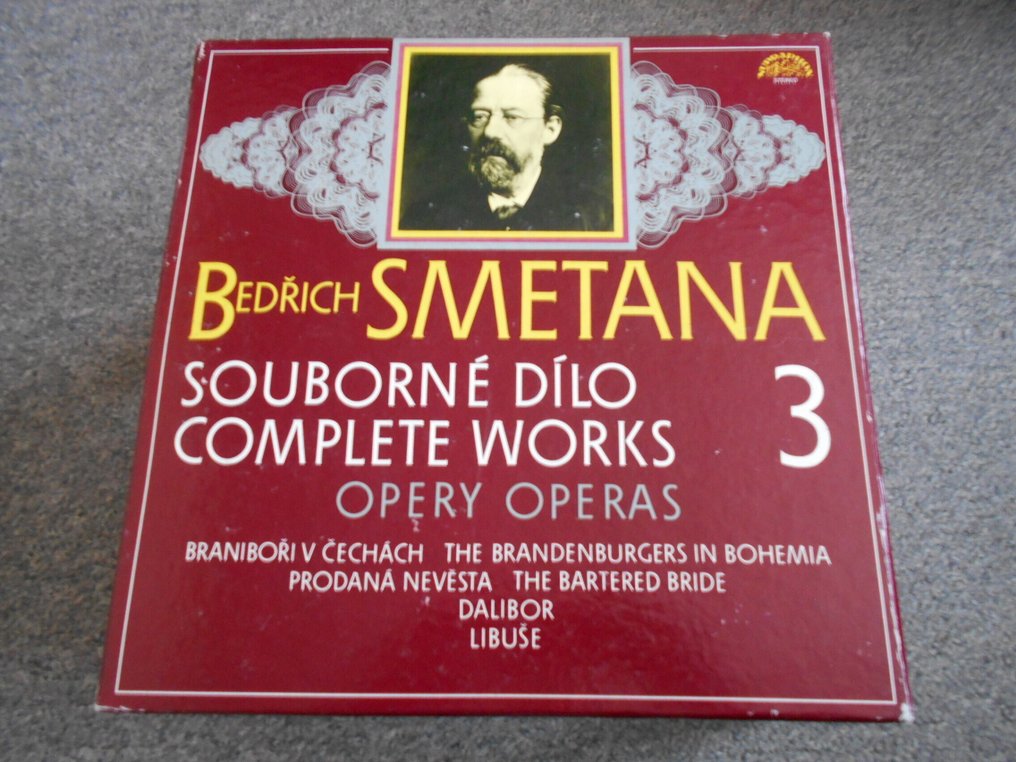 Bedřich Smetana - 2 Boxsets: Smetana: Souborné Dílo Complete Works 3 &4, 25 records - Différents titres - Albums LP (plusieurs articles) - Stéréo - 1985 #1.0