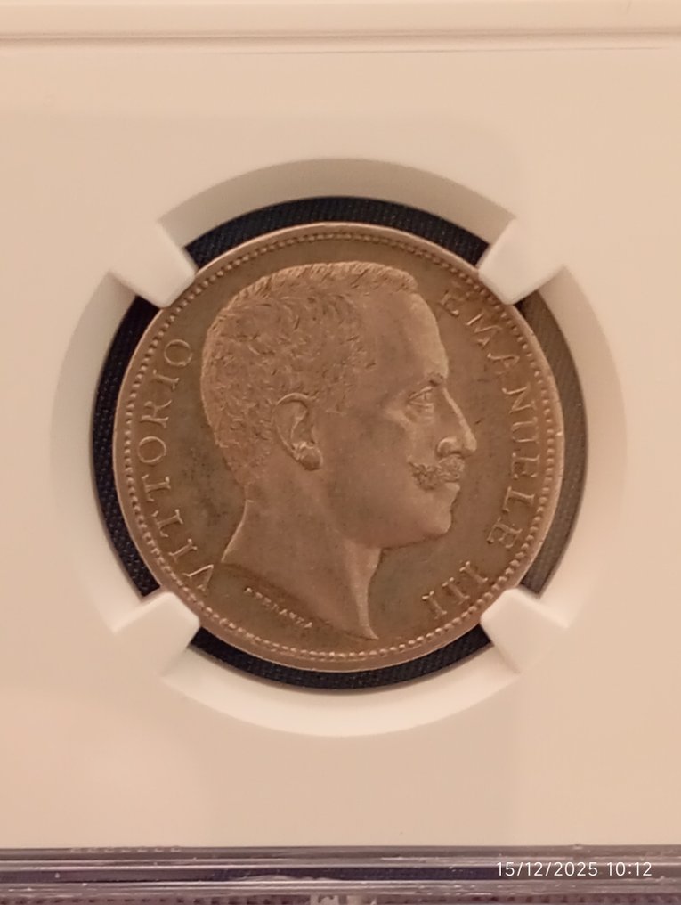 Ιταλία, Βασίλειο Vittorio Emanuele III. 2 Lire 1901 #3.2