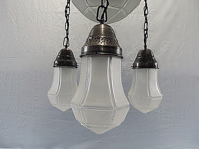 吊燈 - 水晶, 锯齿状抛光 - Art Deco，手工艺 #4.3