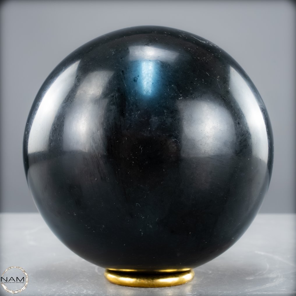Φυσικός Μαύρος Τουρμαλίνης Σφαίρα, από τη Βραζιλία- 2295.63 g #3.2