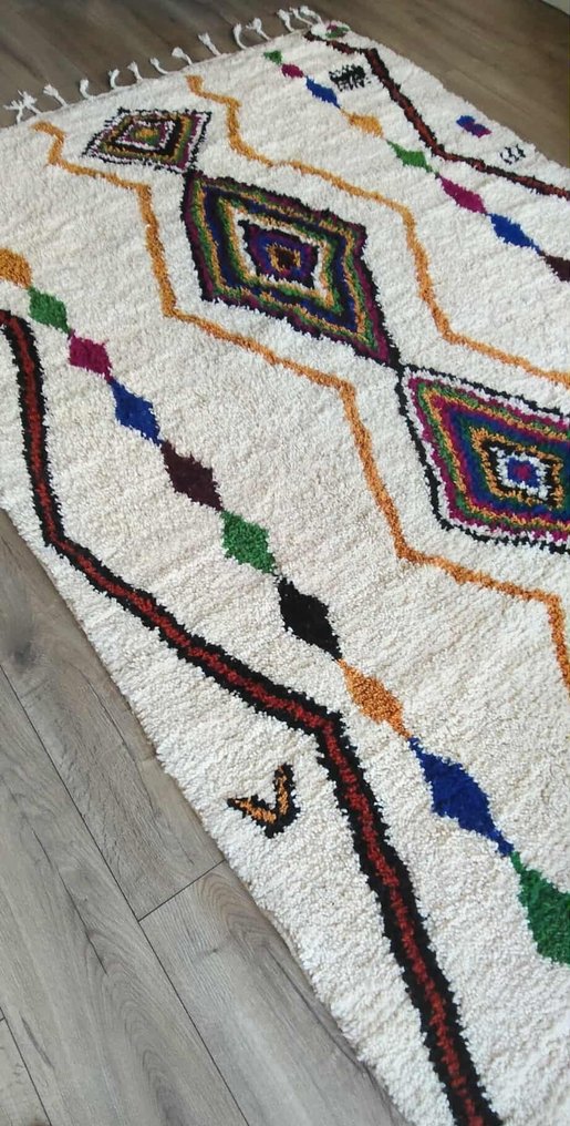 Berbertæppe, gulvtæppe Beni Mellal-tæppe - Tæppe - 310 cm - 212 cm - #B18.1 #3.2