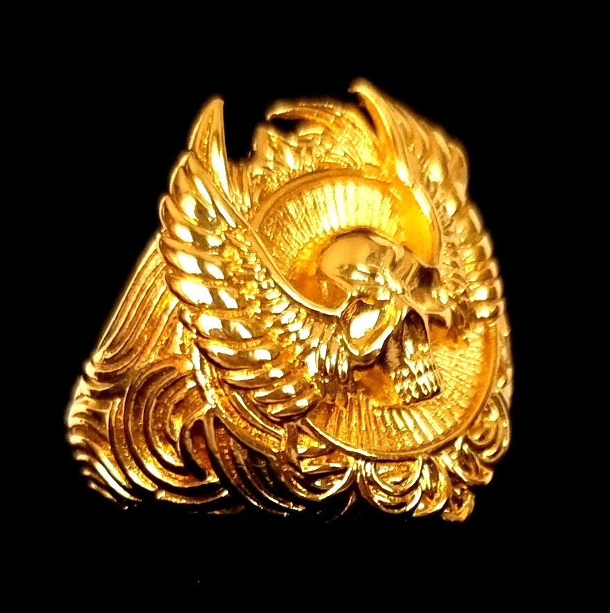 女戒 - 头骨 - 生命的记忆 - 天使之翼 - 与永恒及无形力量的联系 - 戒指 #3.2