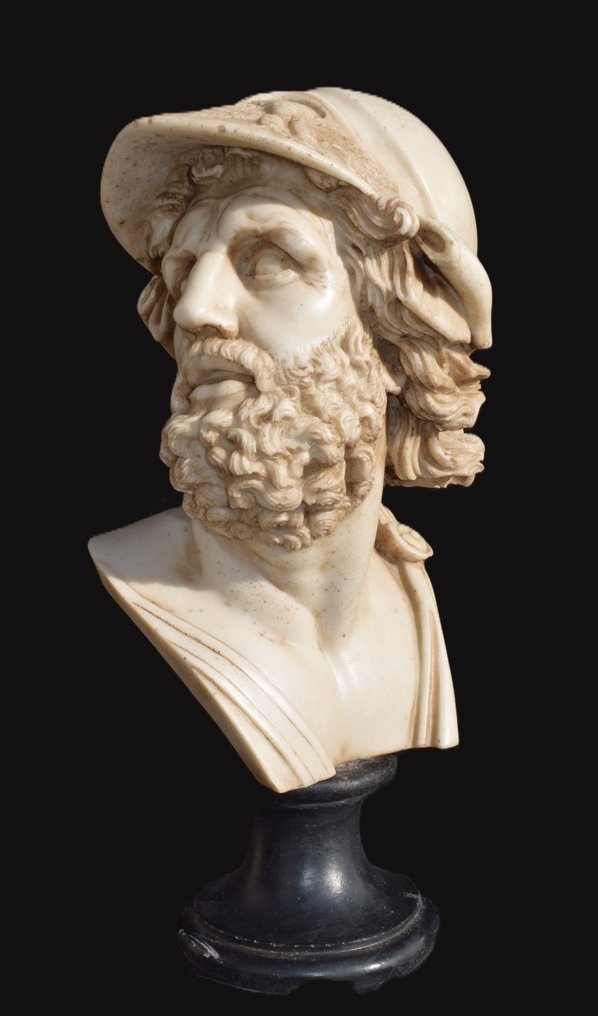 半身像, di Menelao - 43 cm - 卡拉拉大理石重建 #1.0