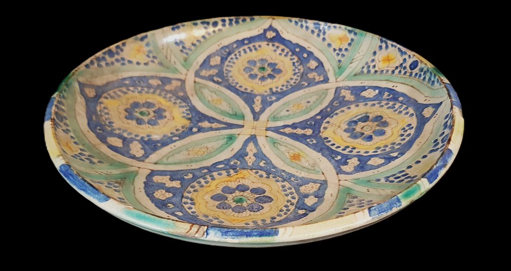 菲斯陶瓷盘 - 陶器 - 摩洛哥 - 19世纪至20世纪 #1.0