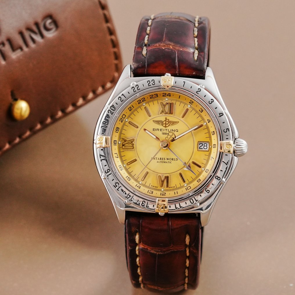 Breitling - Antares World GMT Patina Dial - B32047.1 - Men - 1990-1999 #1.0