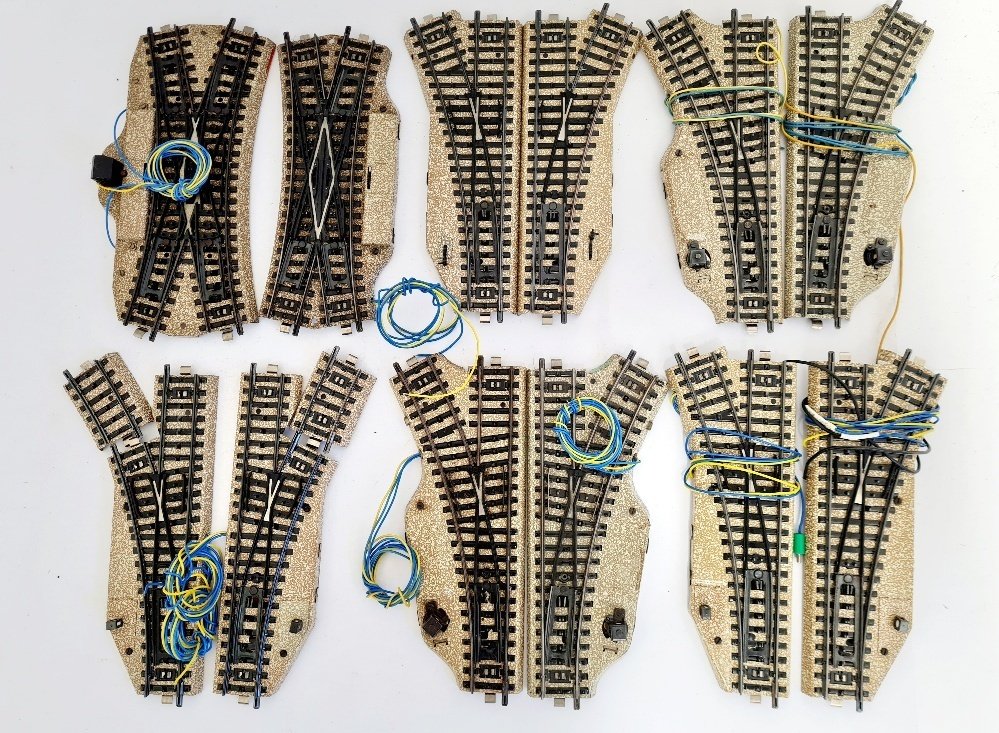 Märklin H0 - 模型火車軌道 (12) - M-rails wissels #1.0