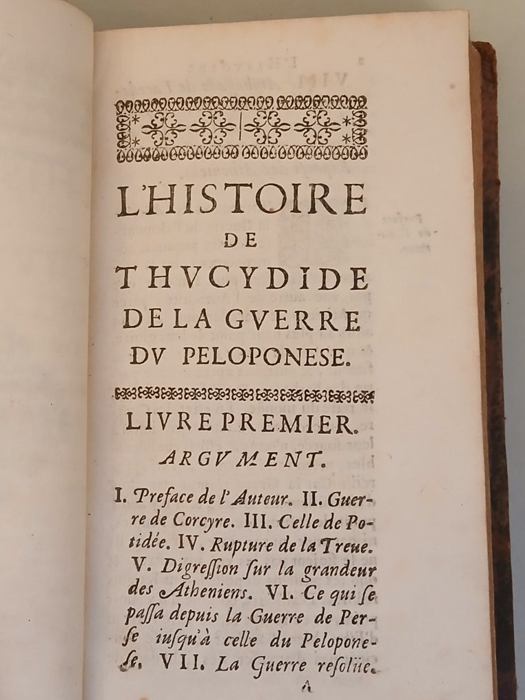 Xenophon; Traduction N. Perrot et D' Ablancourt - l'Histoire de Thucydide de la guerre du Péloponnèse - 1662 #4.3