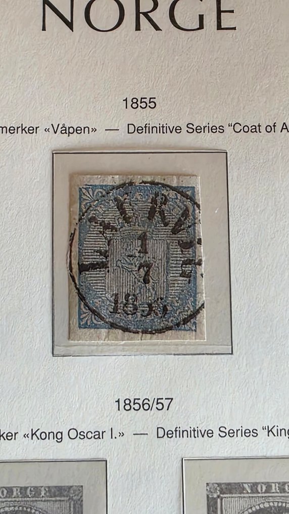 挪威 1855/2006 - 挪威邮票大收藏 - 2本相册，涵盖1855年至2006年，10枚首日封和2本年刊 #4.3