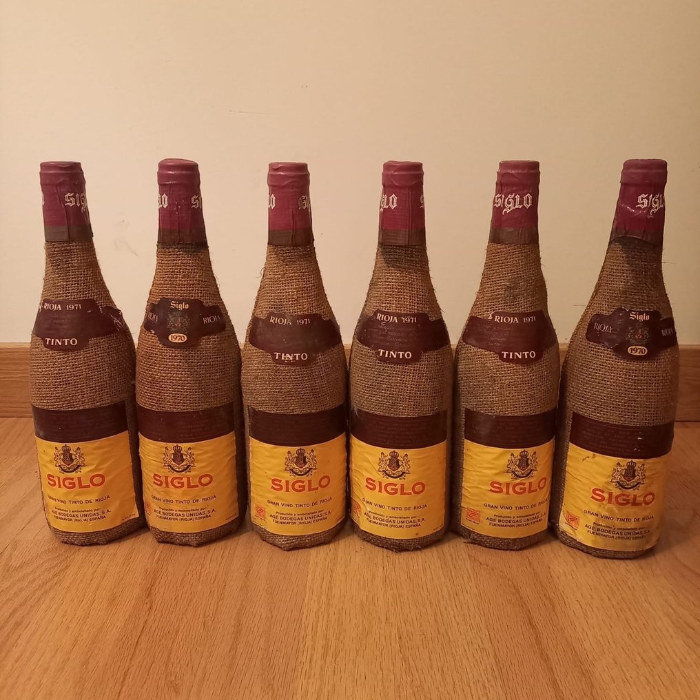 1970 & 1971 AGE Bodegas Unidas, Siglo - 里奥哈 Crianza - 6 Bottles (0.75L) #1.0