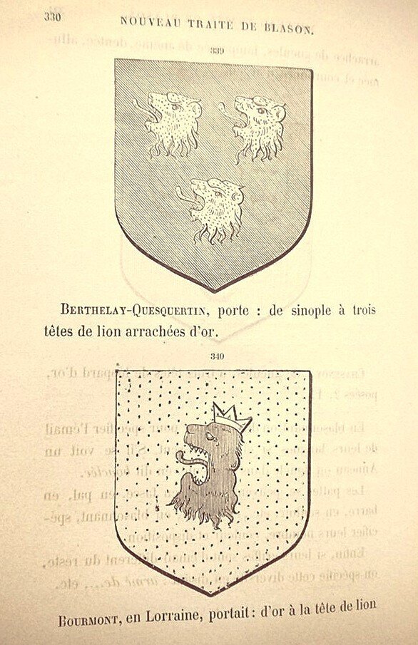 Bouton Victor, Di Crollalanza Goffredo - Lotto di Opere di Araldica Francese tutte in Prima Edizione - 1863 #1.0