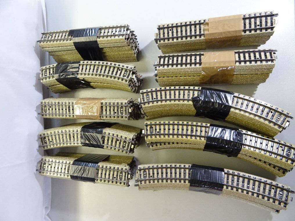 Märklin H0 - serie 5100 - Γραμμές τρένου μοντελισμού (100) - σύνολο 100 τεμάχια M γραμμές #1.0