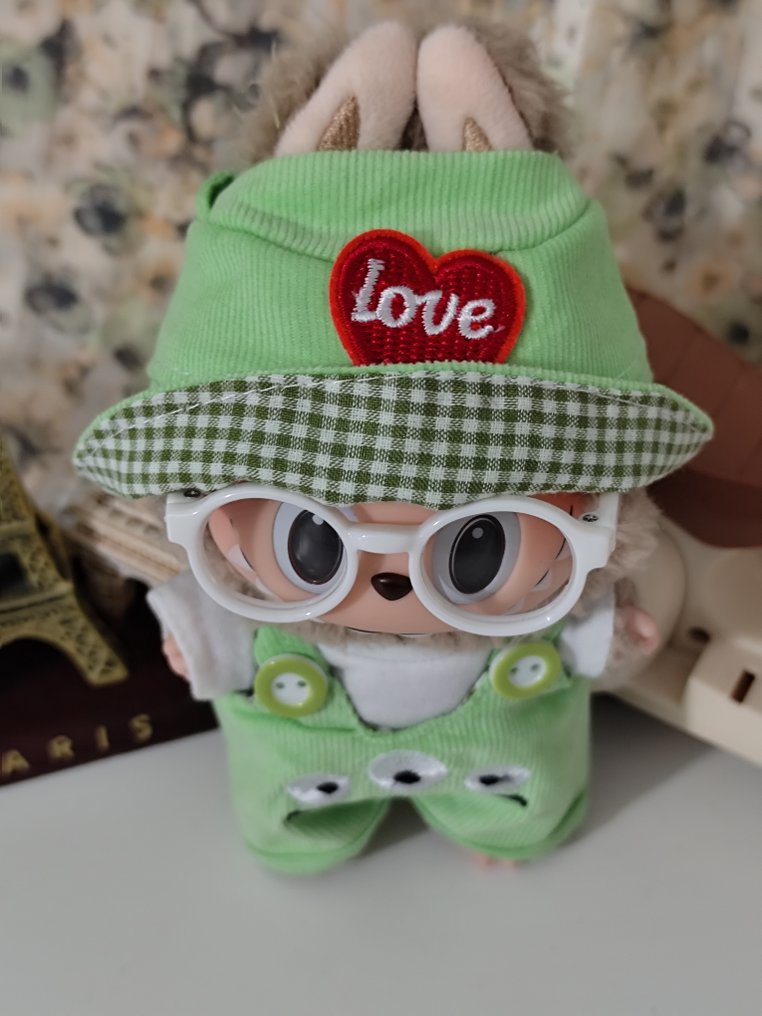 Pop Mart - Plys legetøj Conjunto look ropa para Labubu monstruito verde #2.1