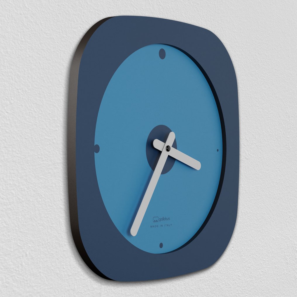 挂钟 - GIallobus -  现代的 木 - 2024 - Orologio Shuffle #1.0