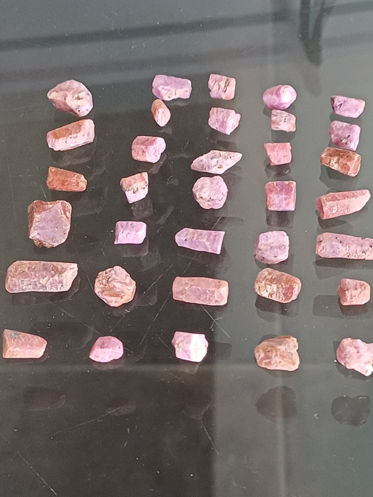 红宝石 水晶 - 高度: 10 mm - 宽度: 8 mm- 20.94 g - (30) #4.3