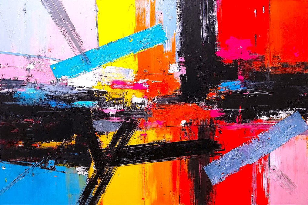 Sam Burnet (1969) - Abstract Doom Toile 1/3 XXL #1.0