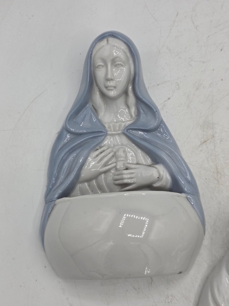  Holy water font (3) - 1970-1980 - Set of 3 bénitiers - Virgin Mary  #2.1