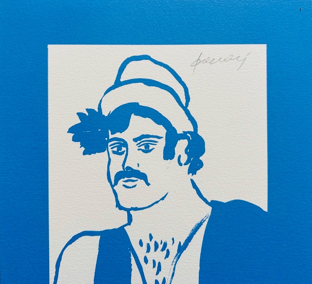 Alekos Fassianos (1935-2022) - Le marin - Linogravure originale signée #2.1