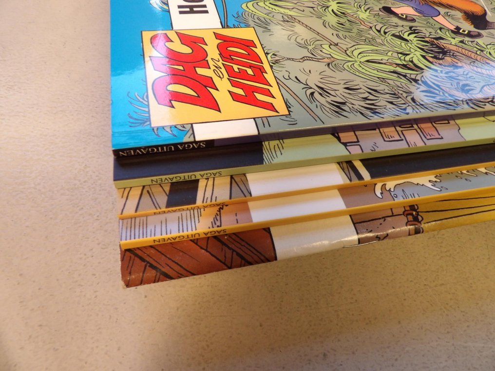 Jef Broeckx - Dag en Heidi / Sloeber - opdrachttekening - 5 Album - 第一版 #2.1