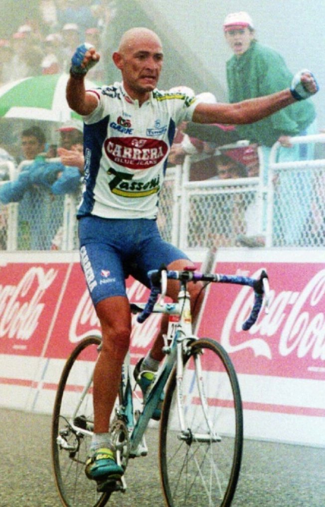 Team Carrera - Cycling - Marco Pantani - 1992 - Μπλούζα ποδηλασίας #1.0
