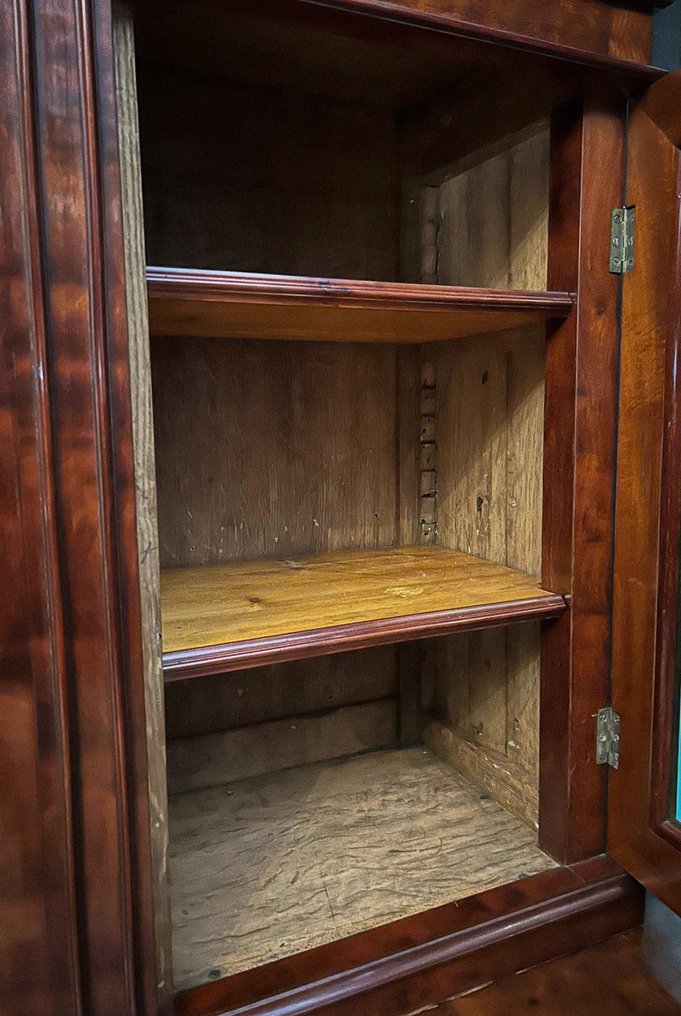 Credenza - Vetro, Mogano, Bronzo, Ferro, Ottone - Credenza in Mogano #3.2