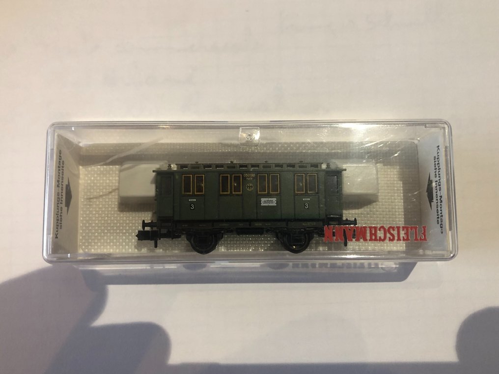 Fleischmann N - 8058k, 8765k, 8766k, 8767k, 8059k - Personvagn för modelltåg (5) - 5 passagerarvagnar - DB #1.0