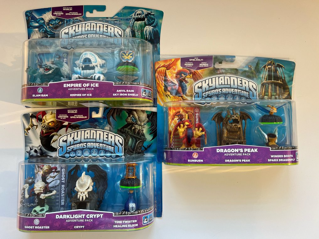 Video game figure Skylanders Spyros Adventure Adventure Pack Darklight Crypt Dragon's Peak Empire of Ice - 2010-2020 #1.0