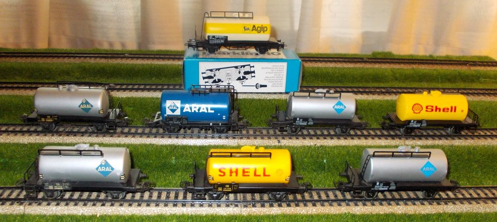 Märklin H0 - 4500, 4502, 4646, 4443 - Model train wagon (9) #1.0