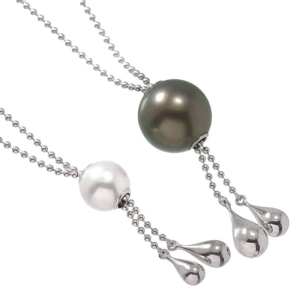 Mikimoto - Halsketting - 18 karaat Witgoud #2.1