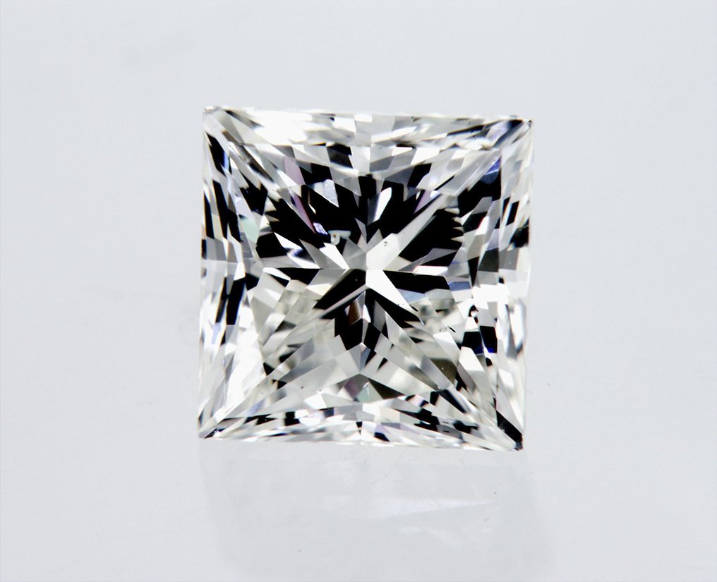 1 pcs 钻石  (天然)  - 1.02 ct - 方形 - K - SI2 微内含二级 - 美国宝石研究院（GIA） - IYN00149 #1.0