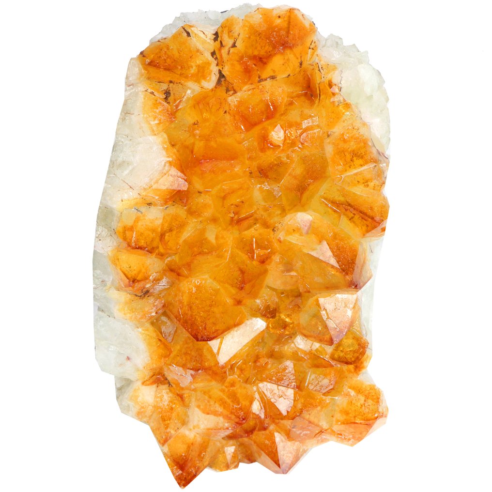 Vivid Citrine Geode - 28x17x13 cm- 7.4 kg #1.0