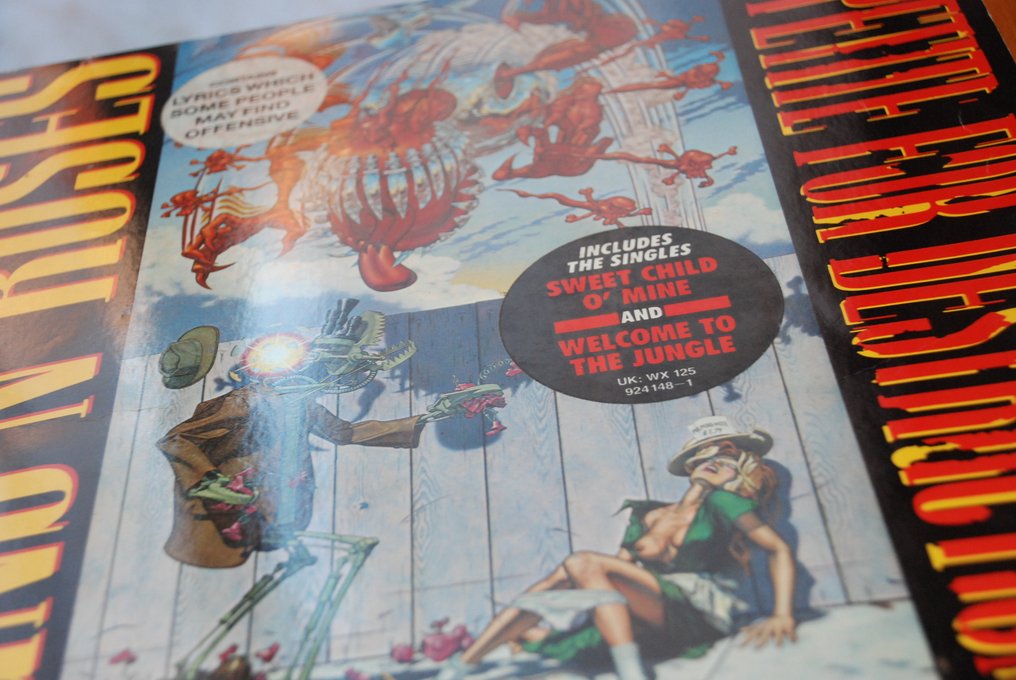 Guns n’ Roses - Appetite For Destruction - 1st EU Pressing, Uncensored Cover - LP - Erstpressung - 1987 #1.0
