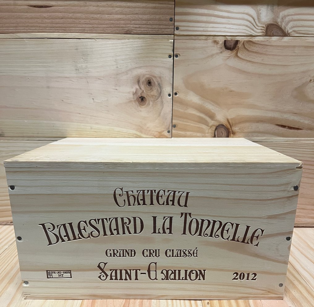 2012 Chateau Balestard La Tonelle - Saint-Émilion Grand Cru Classé - 6 Flaskor (0,75L) #1.0